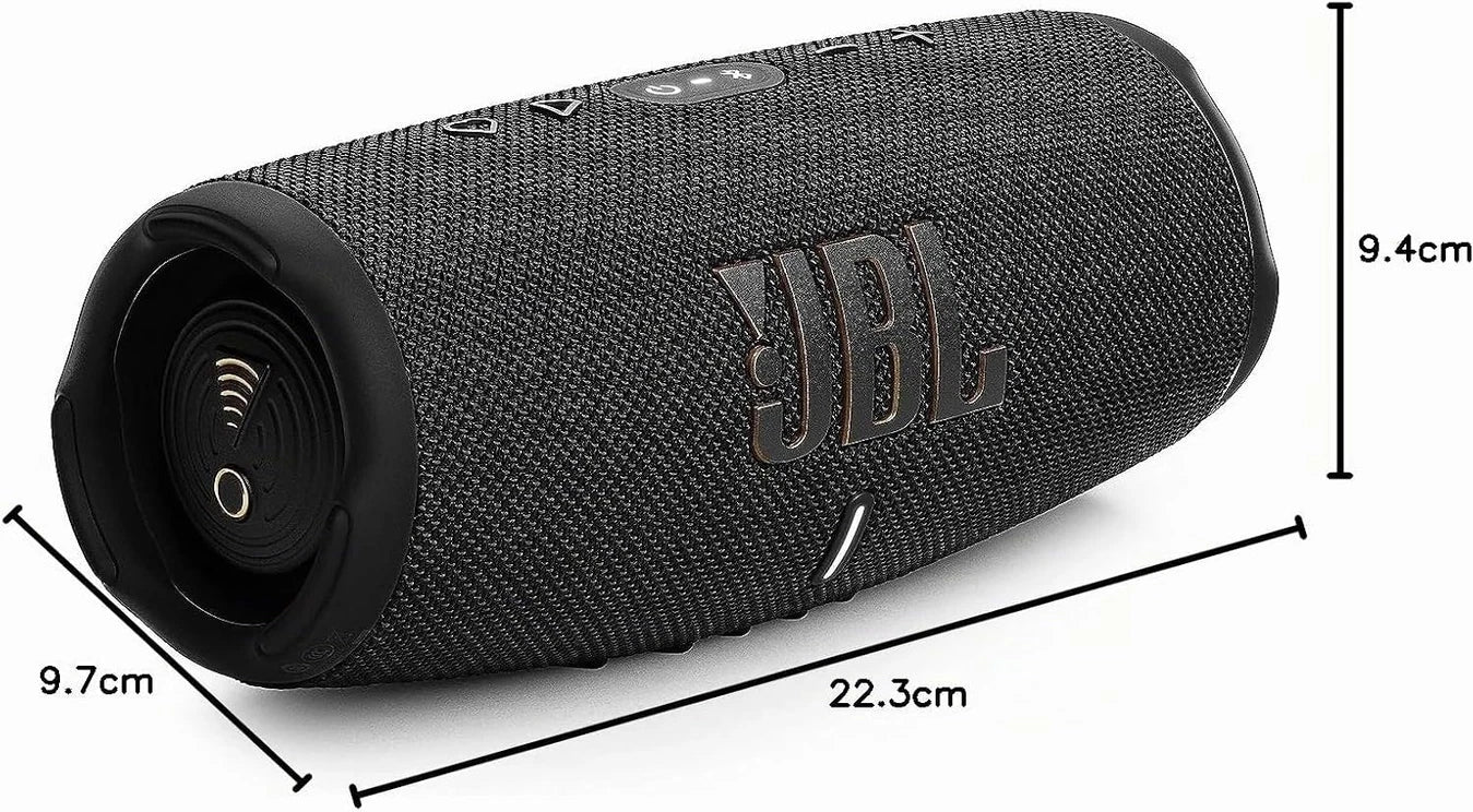 JBL Charge 5 - Kabelloser Lautsprecher mit WLAN / Bluetooth - Schwarz - NEU OVP
