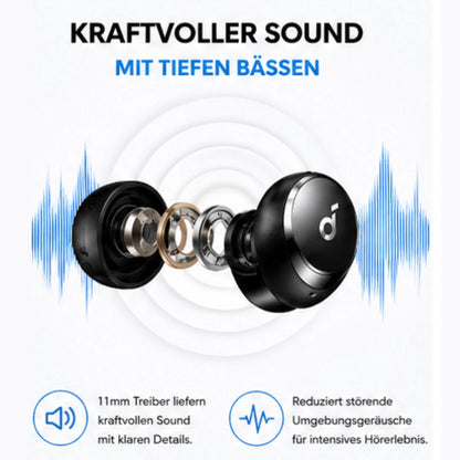 Soundcore Space A40 aktive Geräuschunterd<wbr/>rückung Bluetooth Earbuds ANC Schwarz