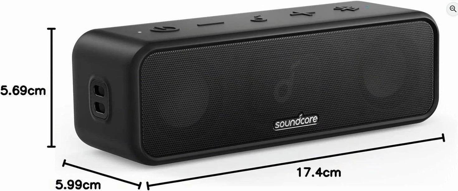 Soundcore 3 Robuster Outdoor Bluetooth Lautsprecher IP68 16W BassUp™ 2.0