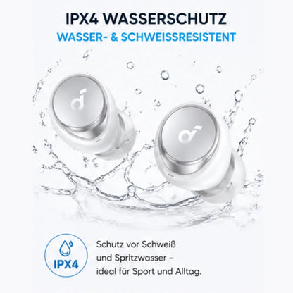 Soundcore Space A40 aktive Geräuschunterd<wbr/>rückung Bluetooth Earbuds ANC Weiß