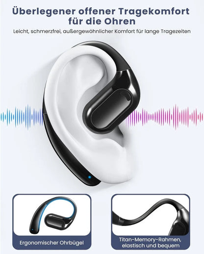 IPX6 AIRY SPORTS TWS In-Ear-Sportko<wbr/>pfhörer Headset Bluetooth 5.0 schwarz