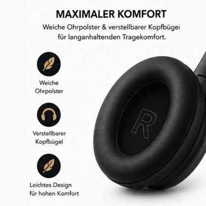 Soundcore Life Q30 Bluetooth Kopfhörer Kabellos Kopfhörer Schwarz Over Ear 40h