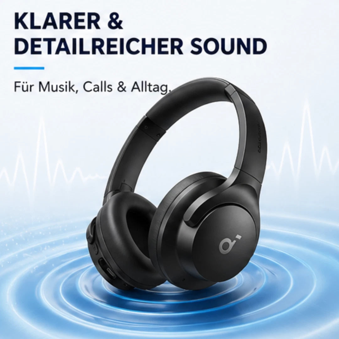 Soundcore by Anker Q20i Bluetooth Kopfhörer Over Ear Kabellos mit Hybrid ANC