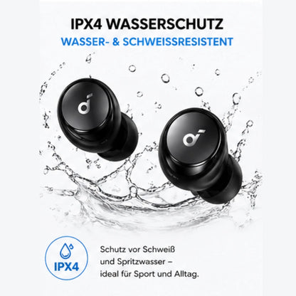 Soundcore Space A40 aktive Geräuschunterd<wbr/>rückung Bluetooth Earbuds ANC Schwarz