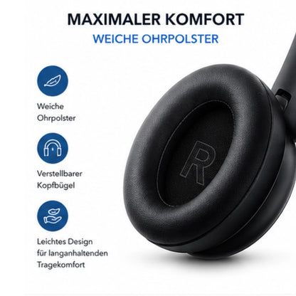 Soundcore Anker Space Q45 Bluetooth Kopfhörer 50 Std. Wiedergabe App Steuerung