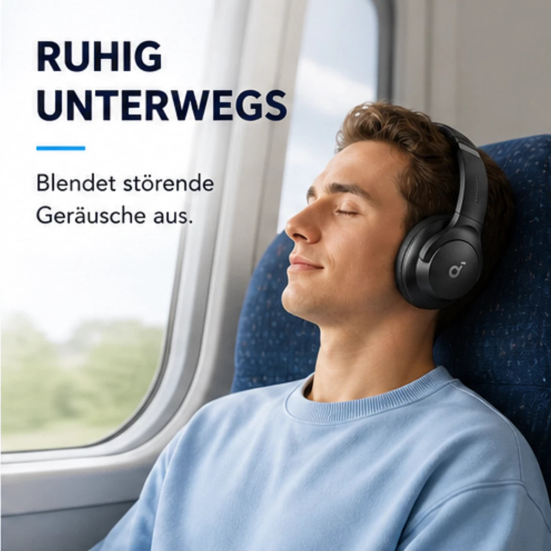 Soundcore by Anker Q20i Bluetooth Kopfhörer Over Ear Kabellos mit Hybrid ANC