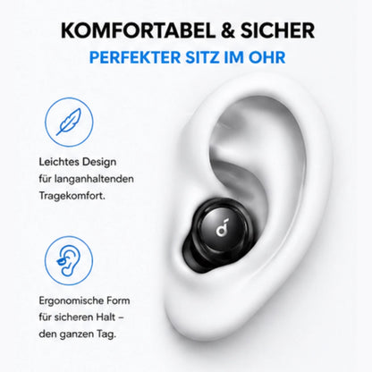 Soundcore Space A40 aktive Geräuschunterd<wbr/>rückung Bluetooth Earbuds ANC Schwarz
